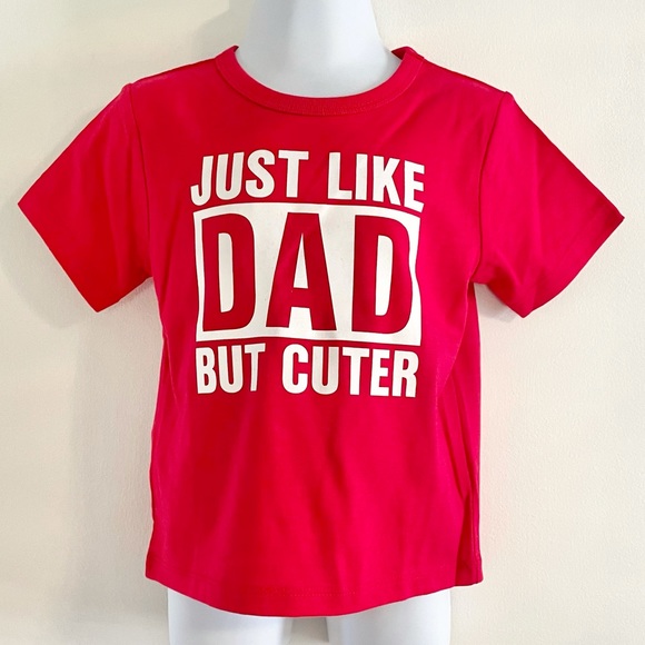 New Baby Boy’s The Children’s Place JUST LIKE DAD BUT CUTER Tee - Picture 2 of 6